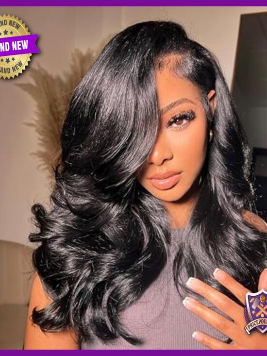 18 Inch Human Hair Wig 250% Density Body Wave Glueless Lace Front main image 5